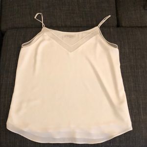 mesh detail silk cami - babaton